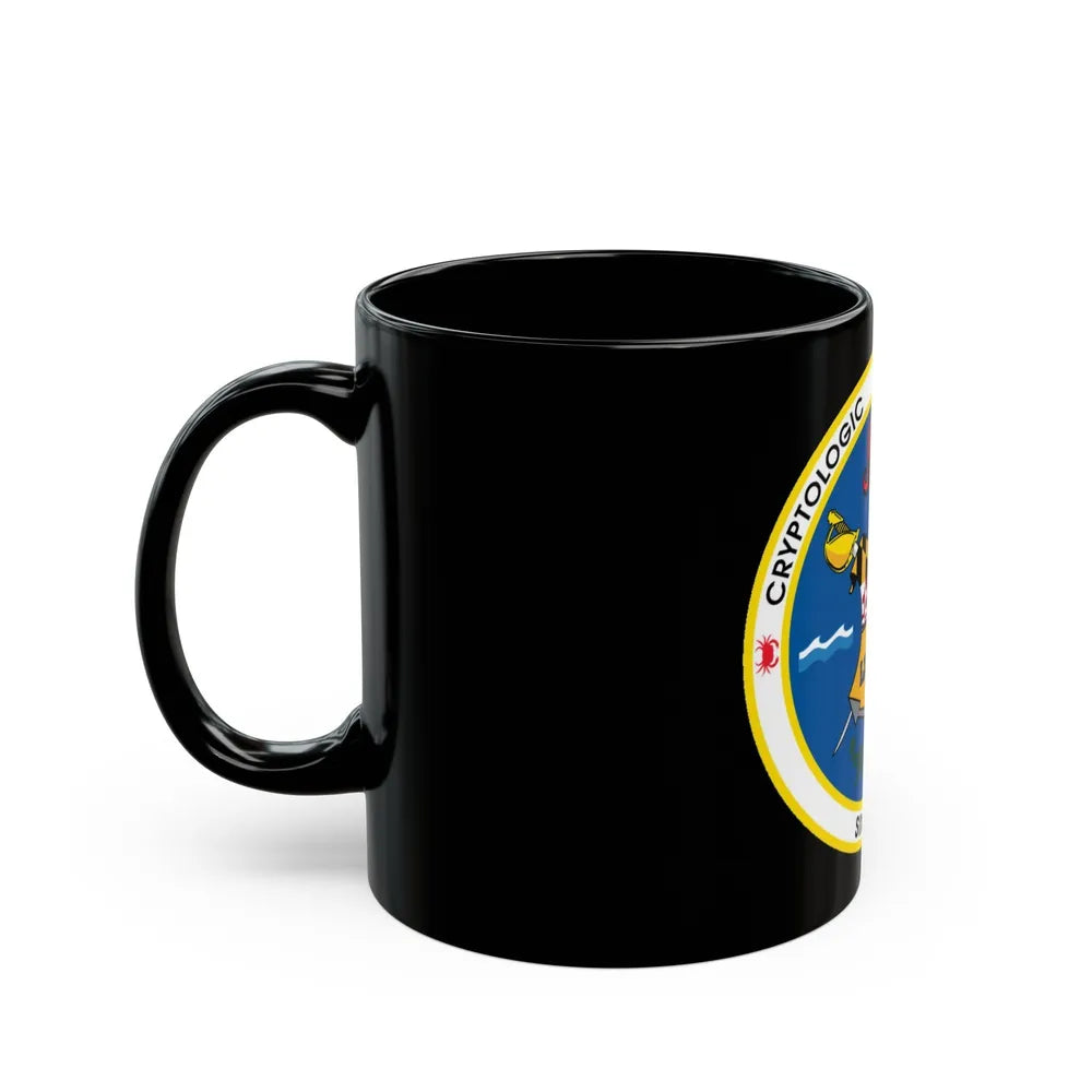 Cryptologic Warfare Activity Sixty Five (U.S. Navy) Black Coffee Mug-Go Mug Yourself