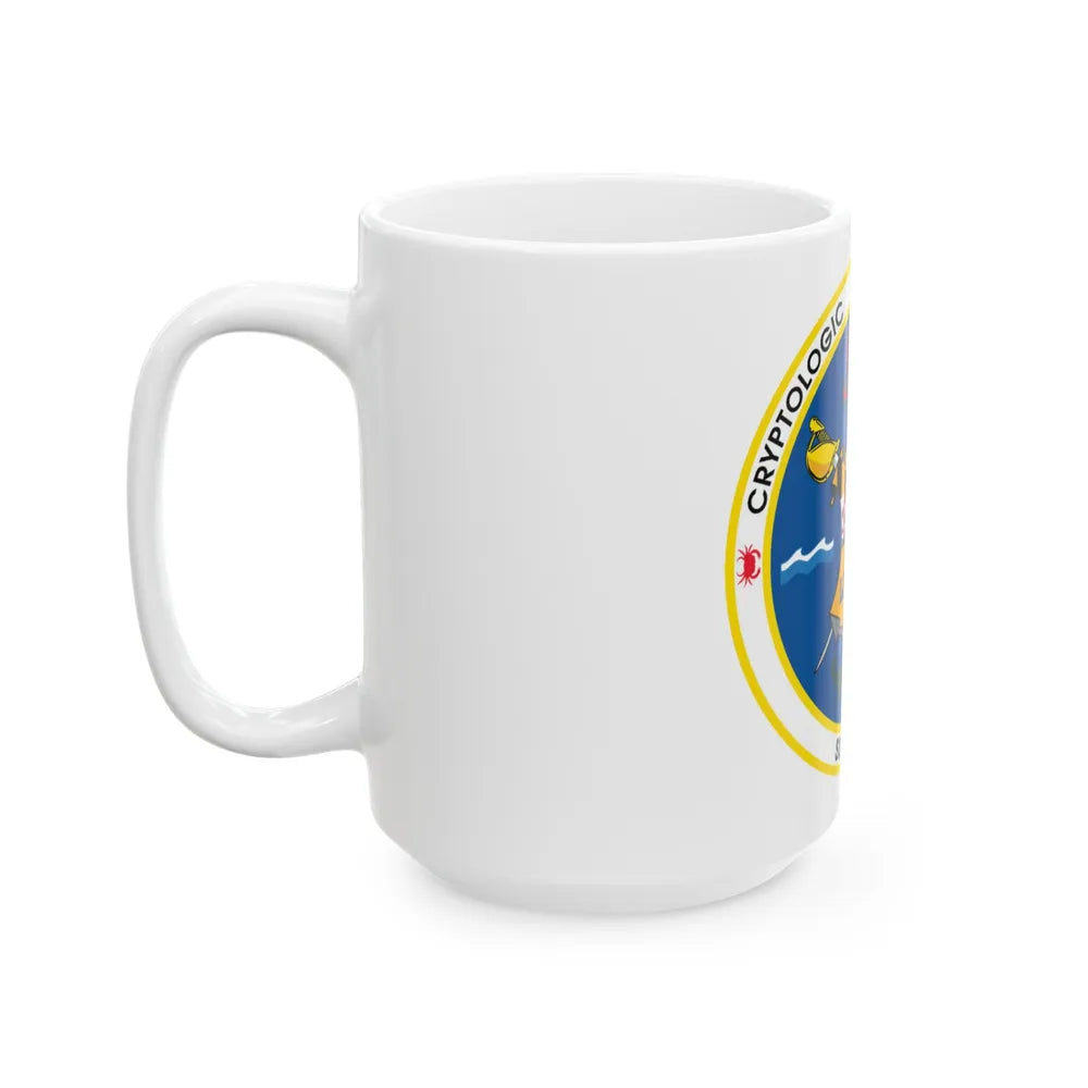 Cryptologic Warfare Activity Sixty Five (U.S. Navy) White Coffee Mug-Go Mug Yourself