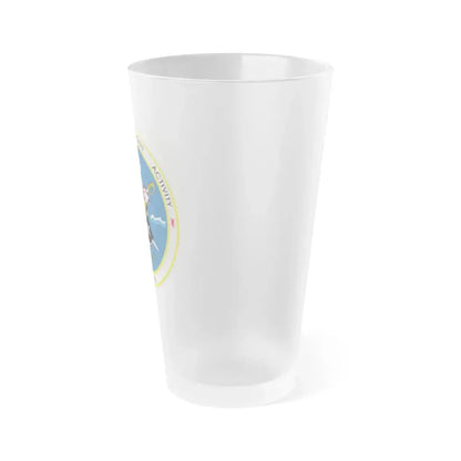 Cryptologic Warfare Activity Sixty Five (U.S. Navy) Frosted Pint Glass 16oz - Go Mug Yourself