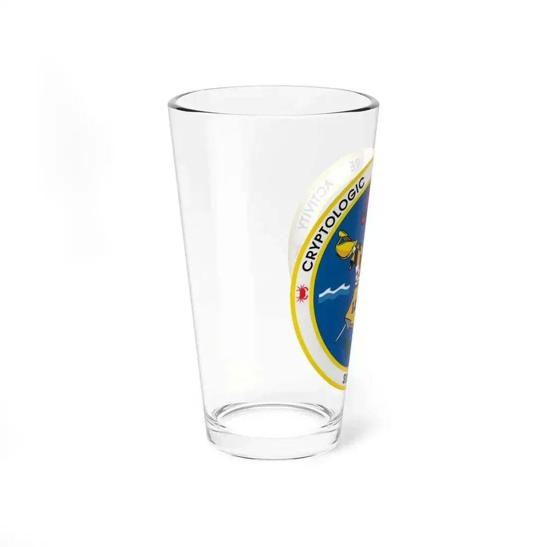 Cryptologic Warfare Activity Sixty Five (U.S. Navy) Pint Glass 16oz - Go Mug Yourself