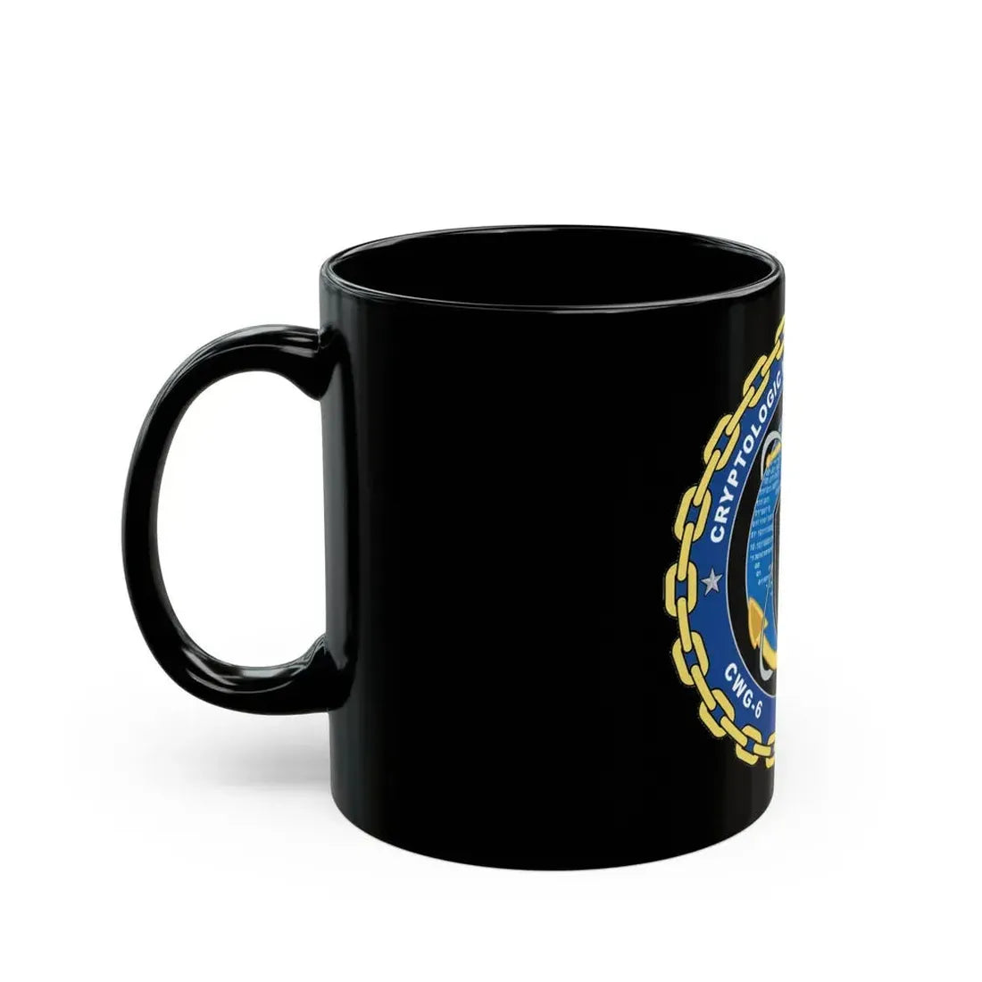 Cryptologic Warfare Group Six CWG 6 CTF 1060 (U.S. Navy) Black Coffee Mug - Go Mug Yourself