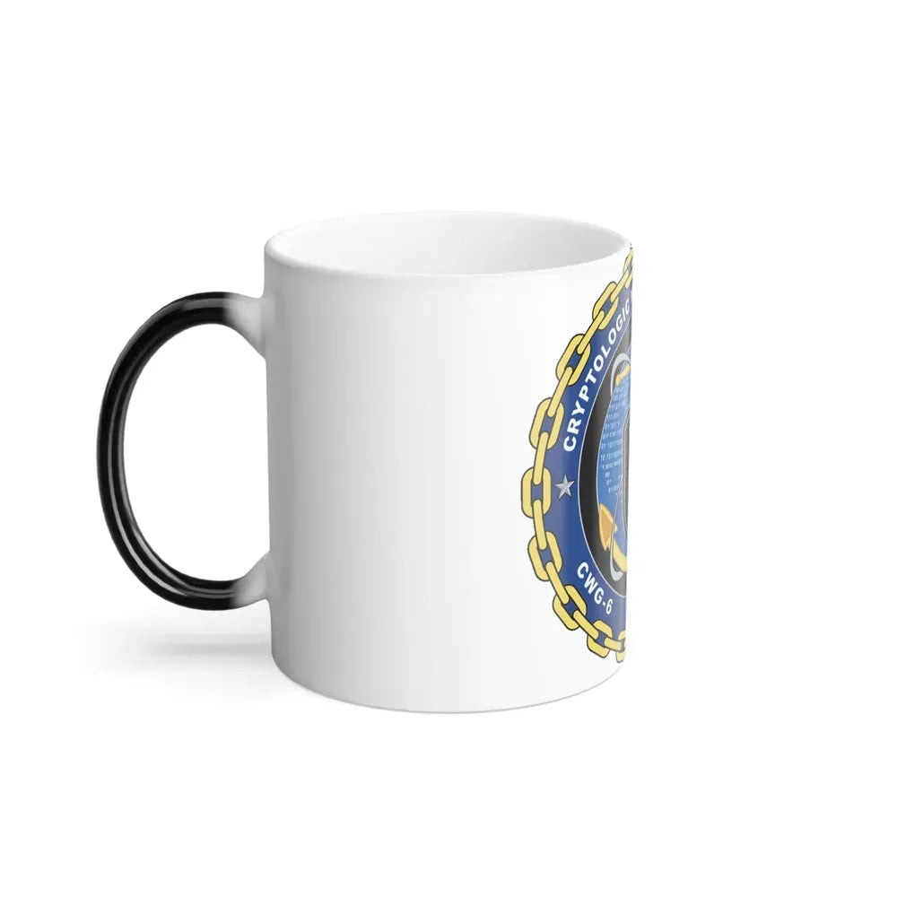Cryptologic Warfare Group Six CWG 6 CTF 1060 (U.S. Navy) Color Changing Mug 11oz - Go Mug Yourself