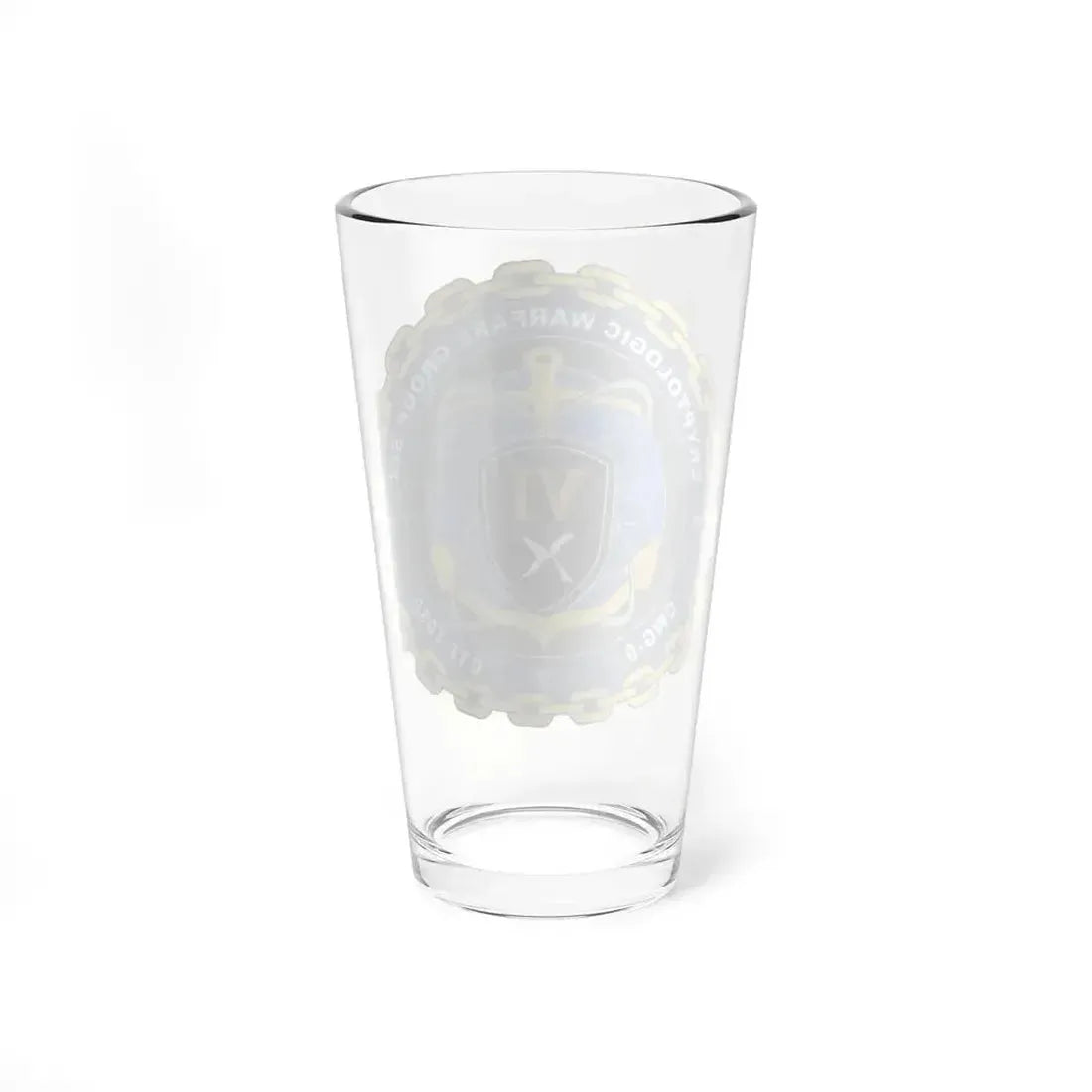 Cryptologic Warfare Group Six CWG 6 CTF 1060 (U.S. Navy) Pint Glass 16oz - Go Mug Yourself