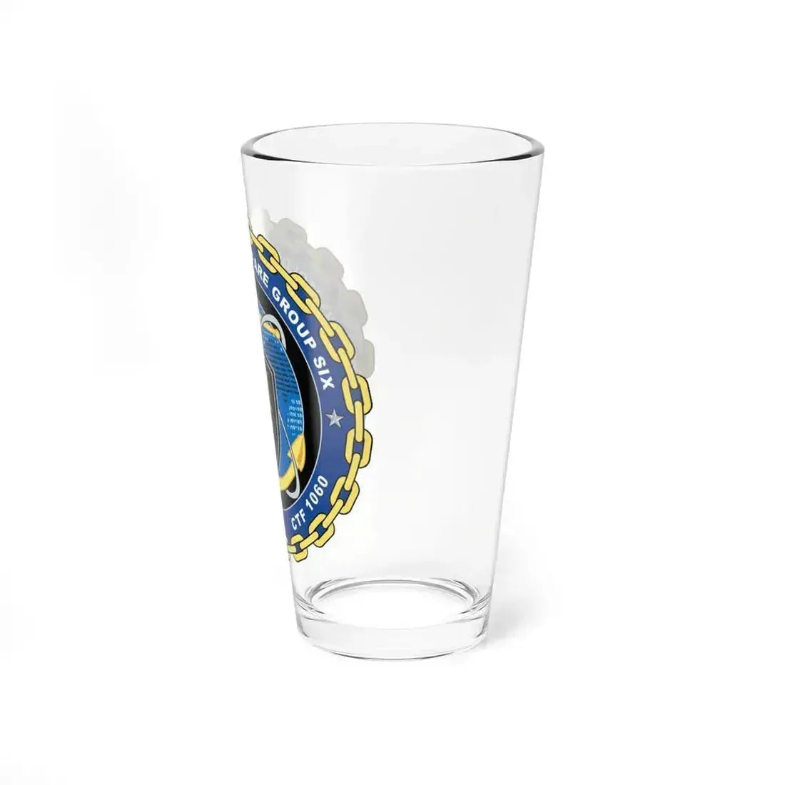 Cryptologic Warfare Group Six CWG 6 CTF 1060 (U.S. Navy) Pint Glass 16oz - Go Mug Yourself