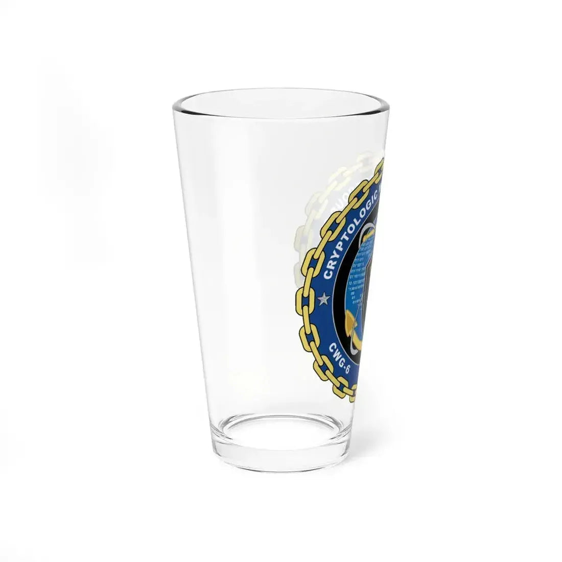Cryptologic Warfare Group Six CWG 6 CTF 1060 (U.S. Navy) Pint Glass 16oz - Go Mug Yourself
