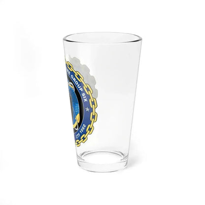 Cryptologic Warfare Group Six CWG 6 CTF 1060 (U.S. Navy) Pint Glass 16oz - Go Mug Yourself