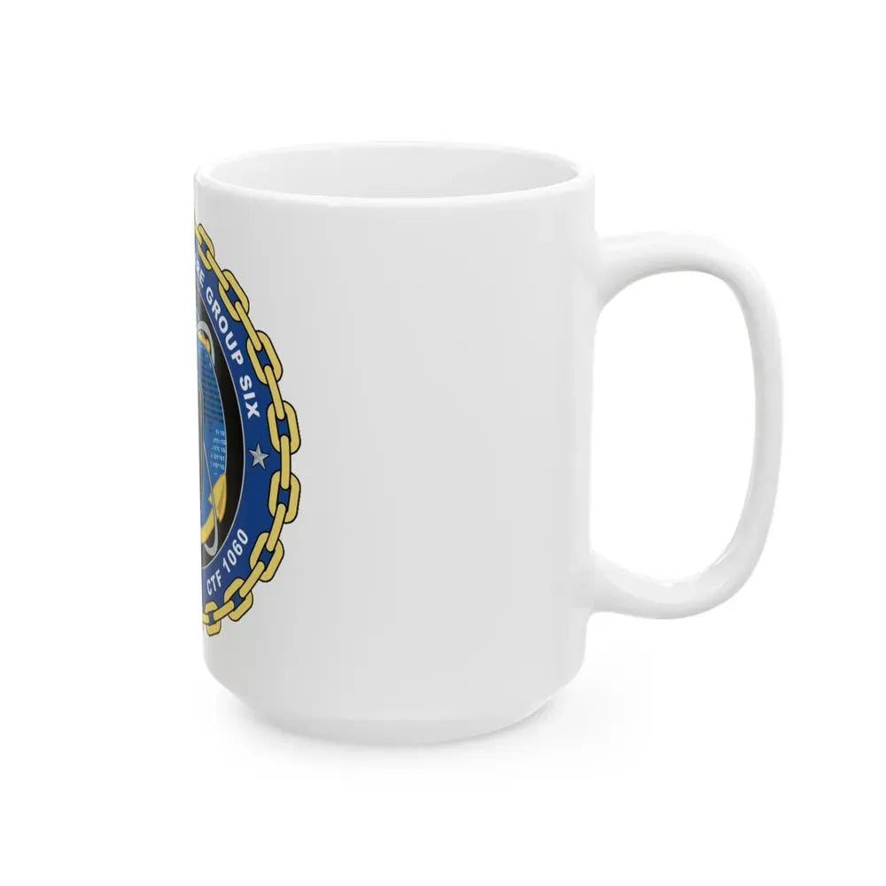 Cryptologic Warfare Group Six CWG 6 CTF 1060 (U.S. Navy) White Coffee Mug - Go Mug Yourself