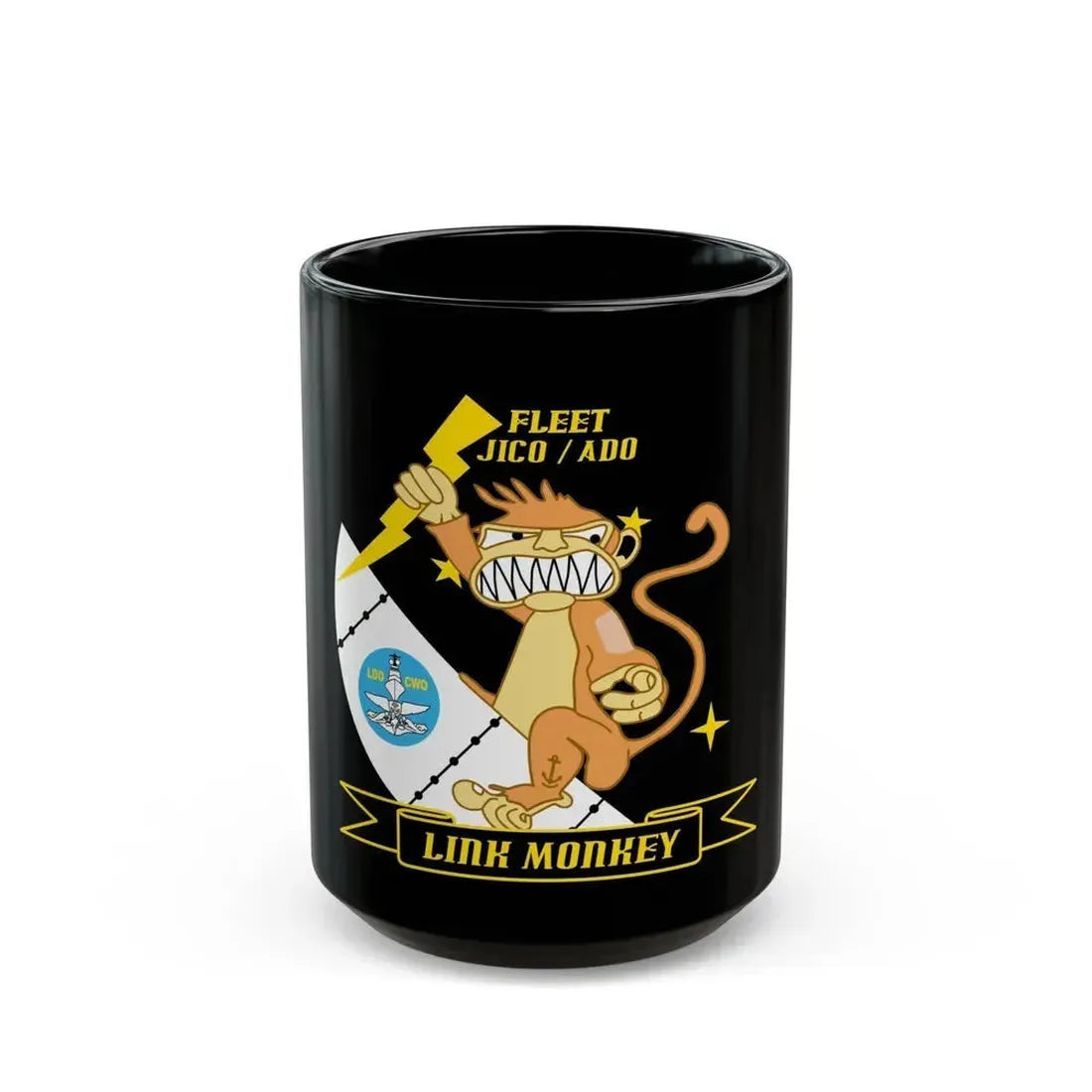 CSCS JICO Center for Surface Combat Systems Joint Interface Control Officer (U.S. Navy) Black Coffee Mug 15oz - Go Mug Yourself