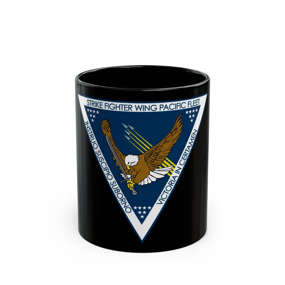 CSFWP strike fighter wing pacific (U.S. Navy) Black Coffee Mug-11oz-Go Mug Yourself