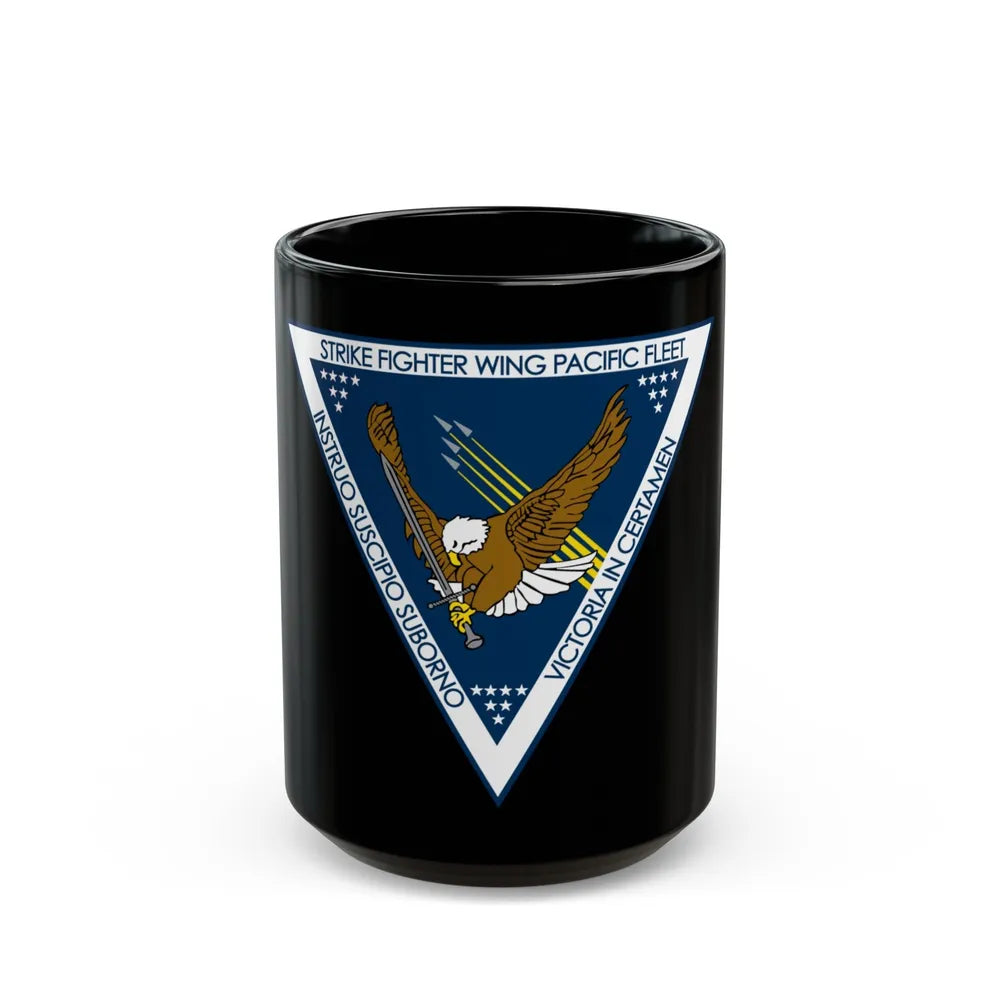 CSFWP strike fighter wing pacific (U.S. Navy) Black Coffee Mug-15oz-Go Mug Yourself