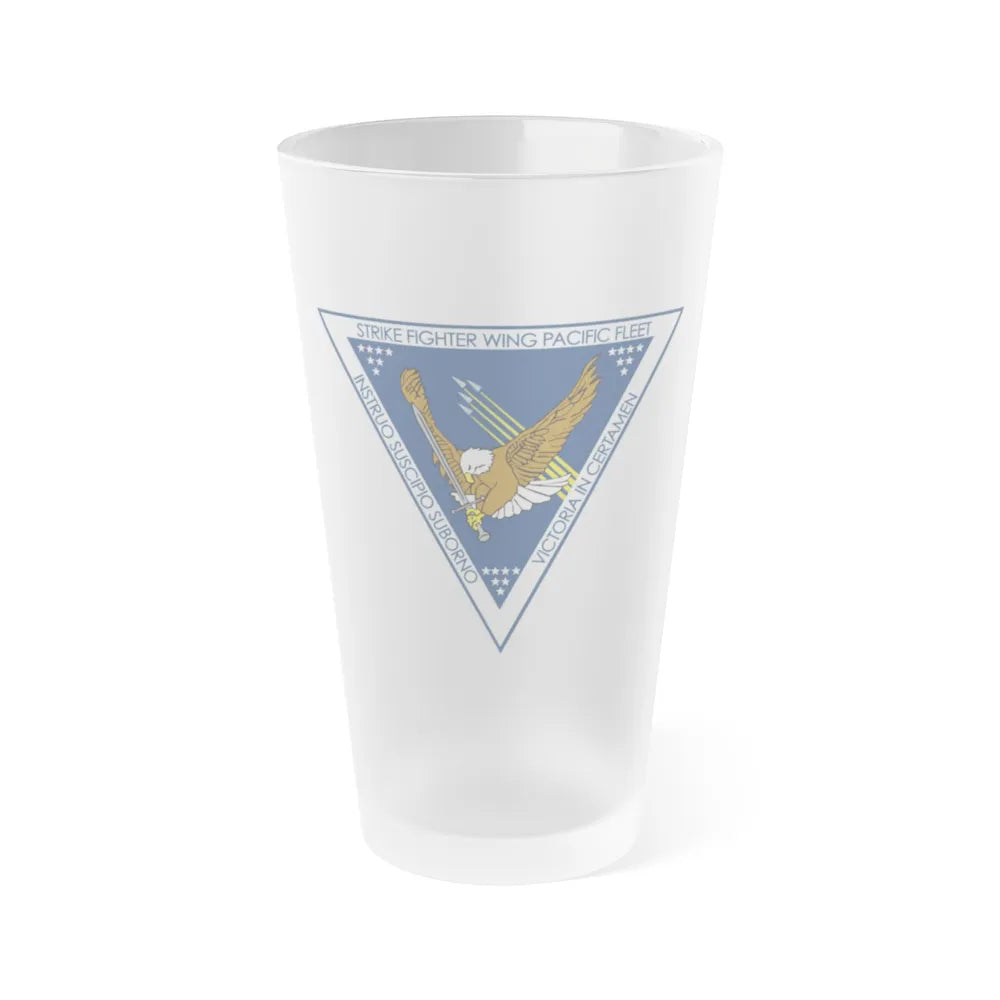 CSFWP strike fighter wing pacific (U.S. Navy) Frosted Pint Glass 16oz-Go Mug Yourself