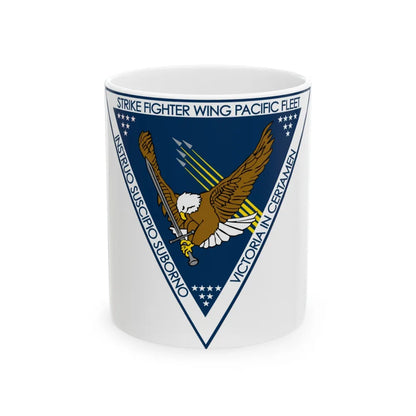 CSFWP strike fighter wing pacific (U.S. Navy) White Coffee Mug-11oz-Go Mug Yourself