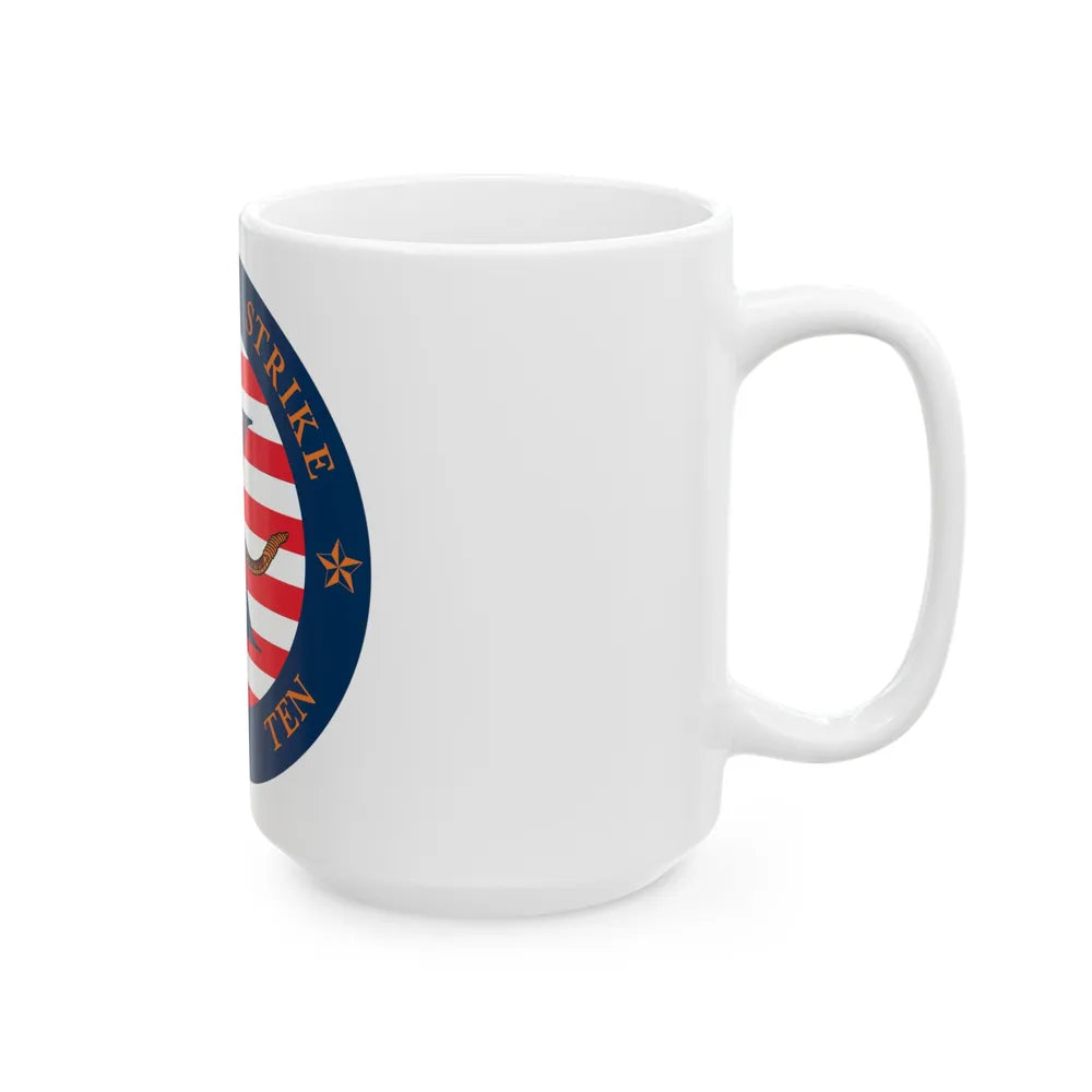 CSG 10 (U.S. Navy) White Coffee Mug-Go Mug Yourself