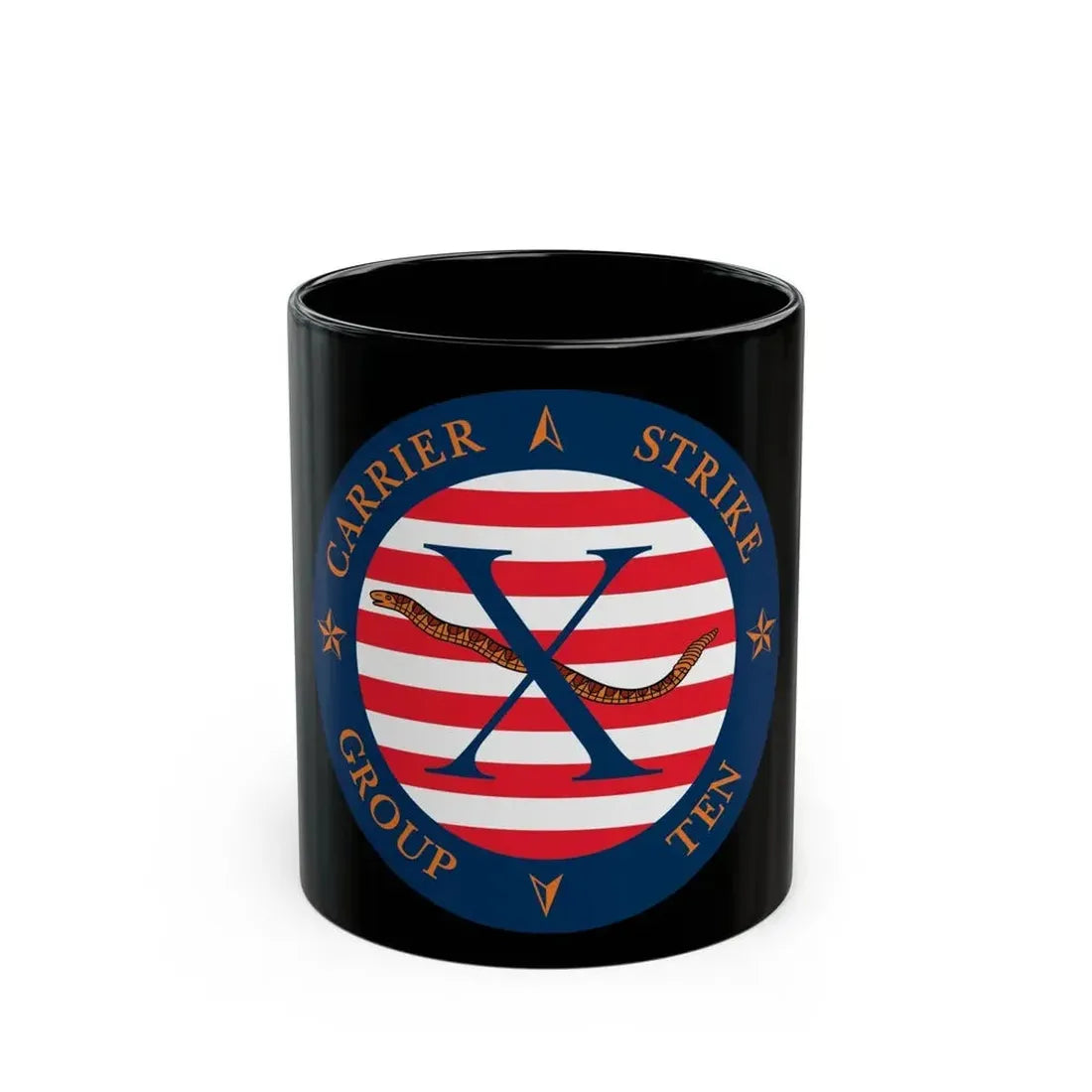 CSG 10 (U.S. Navy) Black Coffee Mug 11oz - Go Mug Yourself