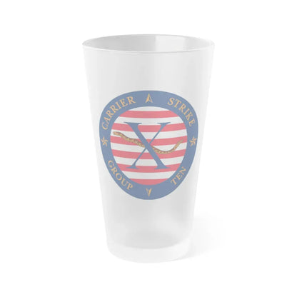 CSG 10 (U.S. Navy) Frosted Pint Glass 16oz Default Title - Go Mug Yourself
