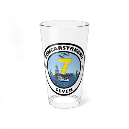 CSG 7 Carrier Strike Group Seven COMCARSTRKGRU SEVEN (U.S. Navy) Pint Glass 16oz-16oz-Go Mug Yourself