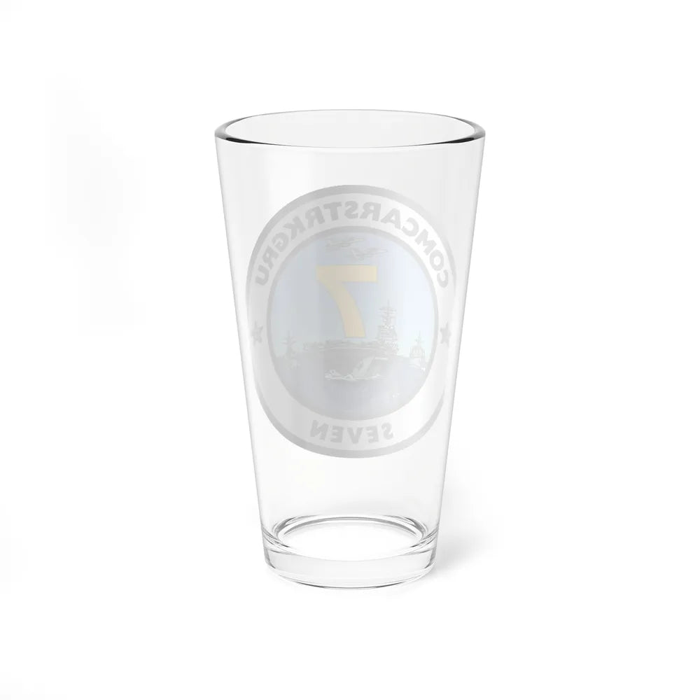 CSG 7 Carrier Strike Group Seven COMCARSTRKGRU SEVEN (U.S. Navy) Pint Glass 16oz-Go Mug Yourself