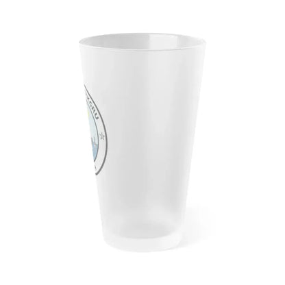 CSG 7 Carrier Strike Group Seven COMCARSTRKGRU SEVEN (U.S. Navy) Frosted Pint Glass 16oz - Go Mug Yourself