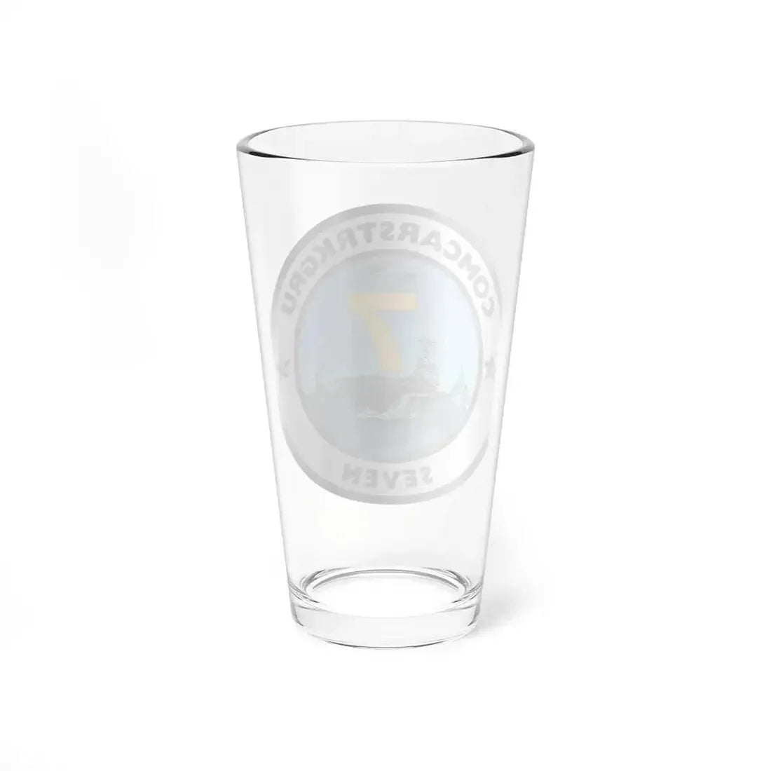 CSG 7 Carrier Strike Group Seven COMCARSTRKGRU SEVEN (U.S. Navy) Pint Glass 16oz - Go Mug Yourself