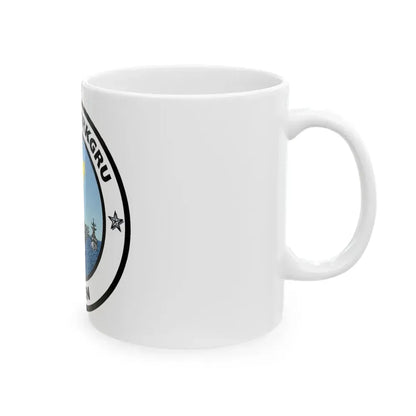 CSG 7 Carrier Strike Group Seven COMCARSTRKGRU SEVEN (U.S. Navy) White Coffee Mug - Go Mug Yourself