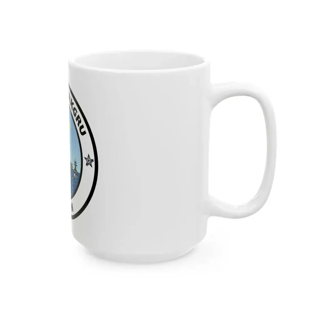 CSG 7 Carrier Strike Group Seven COMCARSTRKGRU SEVEN (U.S. Navy) White Coffee Mug - Go Mug Yourself