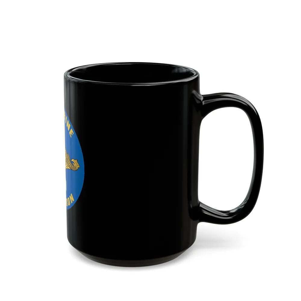 CSS 1 Gold Commander Submarine Squadron 1 (U.S. Navy) Black Coffee Mug-Go Mug Yourself