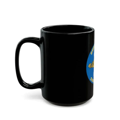 CSS 1 Gold Commander Submarine Squadron 1 (U.S. Navy) Black Coffee Mug - Go Mug Yourself