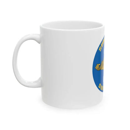 CSS 1 Gold Commander Submarine Squadron 1 (U.S. Navy) White Coffee Mug - Go Mug Yourself