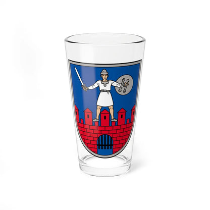 Cēsu novads COA 2010-2021 (Latvia) (Coat of Arms) Pint Glass 16oz 16oz - Go Mug Yourself