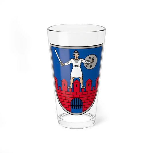 Cēsu novads COA 2010-2021 (Latvia) (Coat of Arms) Pint Glass 16oz 16oz - Go Mug Yourself