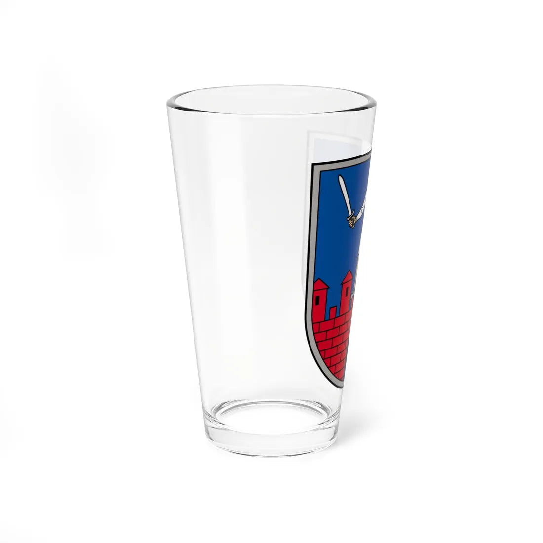 Cēsu novads COA 2010-2021 (Latvia) (Coat of Arms) Pint Glass 16oz - Go Mug Yourself