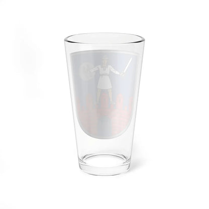 Cēsu novads COA 2010-2021 (Latvia) (Coat of Arms) Pint Glass 16oz - Go Mug Yourself