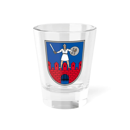 Cēsu novads COA 2010-2021 (Latvia) (Coat of Arms) Shot Glass 1.5oz 1.5oz - Go Mug Yourself