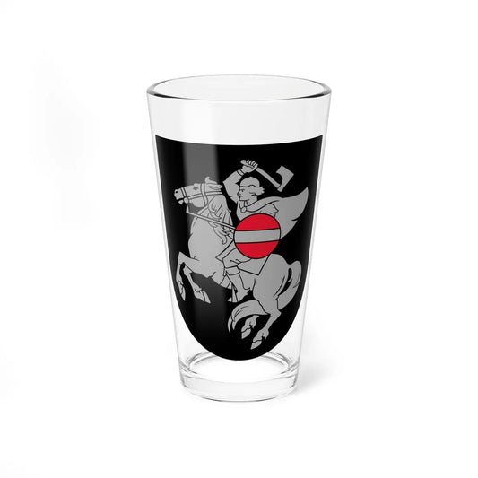 Cēsu rajona ģerbonis (Latvia) (Coat of Arms) Pint Glass 16oz 16oz - Go Mug Yourself