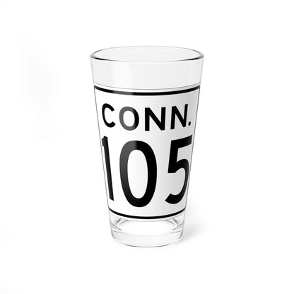 CT 105 1956 (Connecticut) (Road Sign) Pint Glass 16oz 16oz - Go Mug Yourself