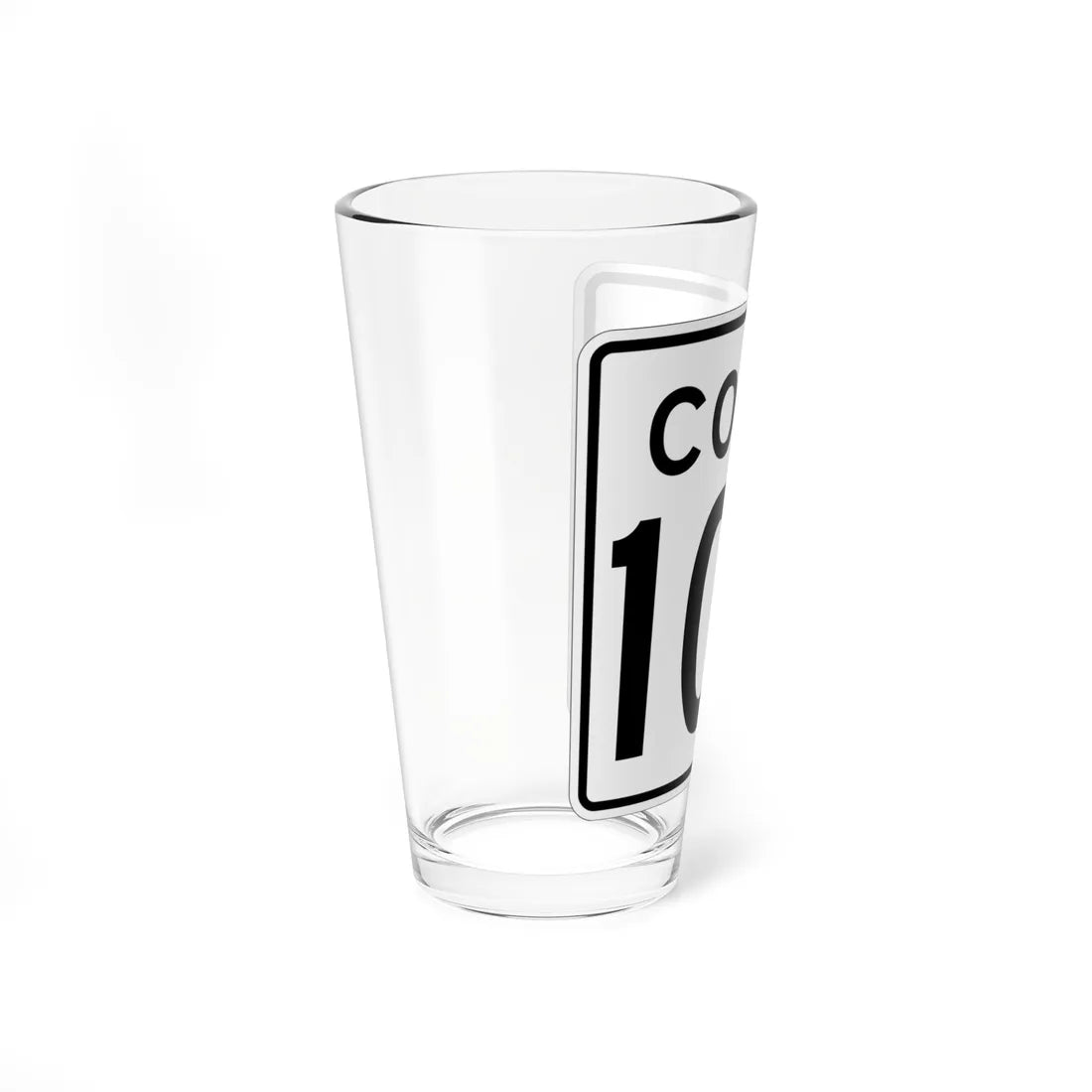 CT 105 1956 (Connecticut) (Road Sign) Pint Glass 16oz - Go Mug Yourself