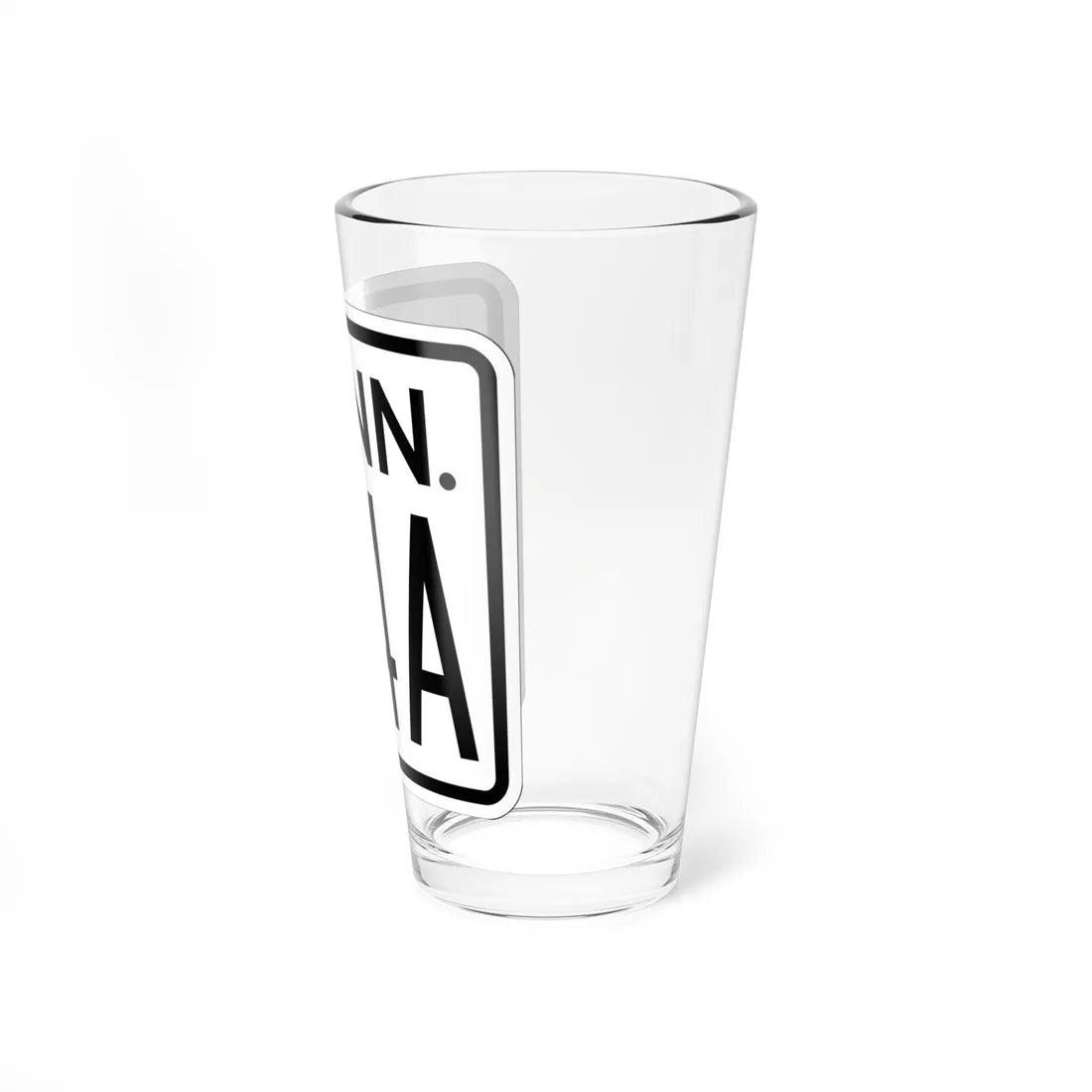 CT 114A 1948 (Connecticut) (Road Sign) Pint Glass 16oz - Go Mug Yourself