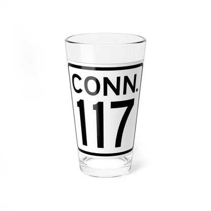 CT 117 1948 (Connecticut) (Road Sign) Pint Glass 16oz 16oz - Go Mug Yourself