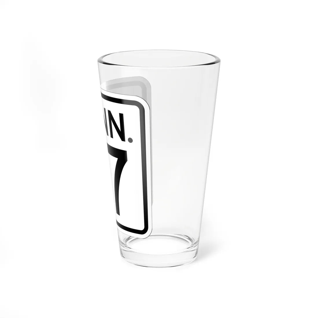 CT 117 1948 (Connecticut) (Road Sign) Pint Glass 16oz - Go Mug Yourself