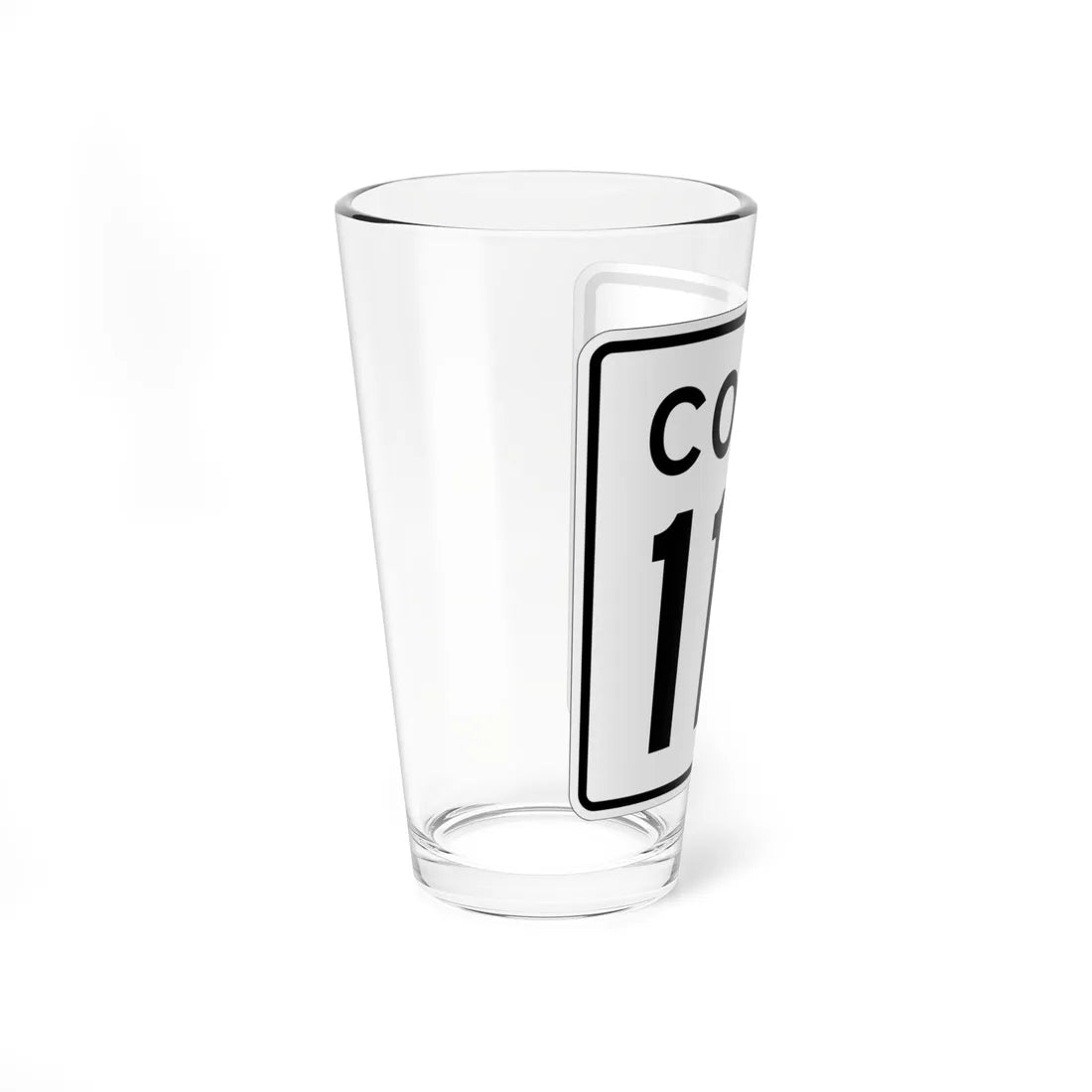 CT 119 1956 (Connecticut) (Road Sign) Pint Glass 16oz - Go Mug Yourself