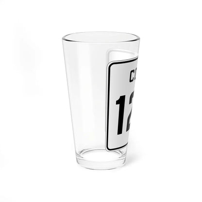 CT 124 1926 (Connecticut) (Road Sign) Pint Glass 16oz - Go Mug Yourself