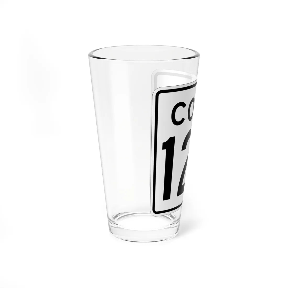 CT 124 1956 (Connecticut) (Road Sign) Pint Glass 16oz - Go Mug Yourself