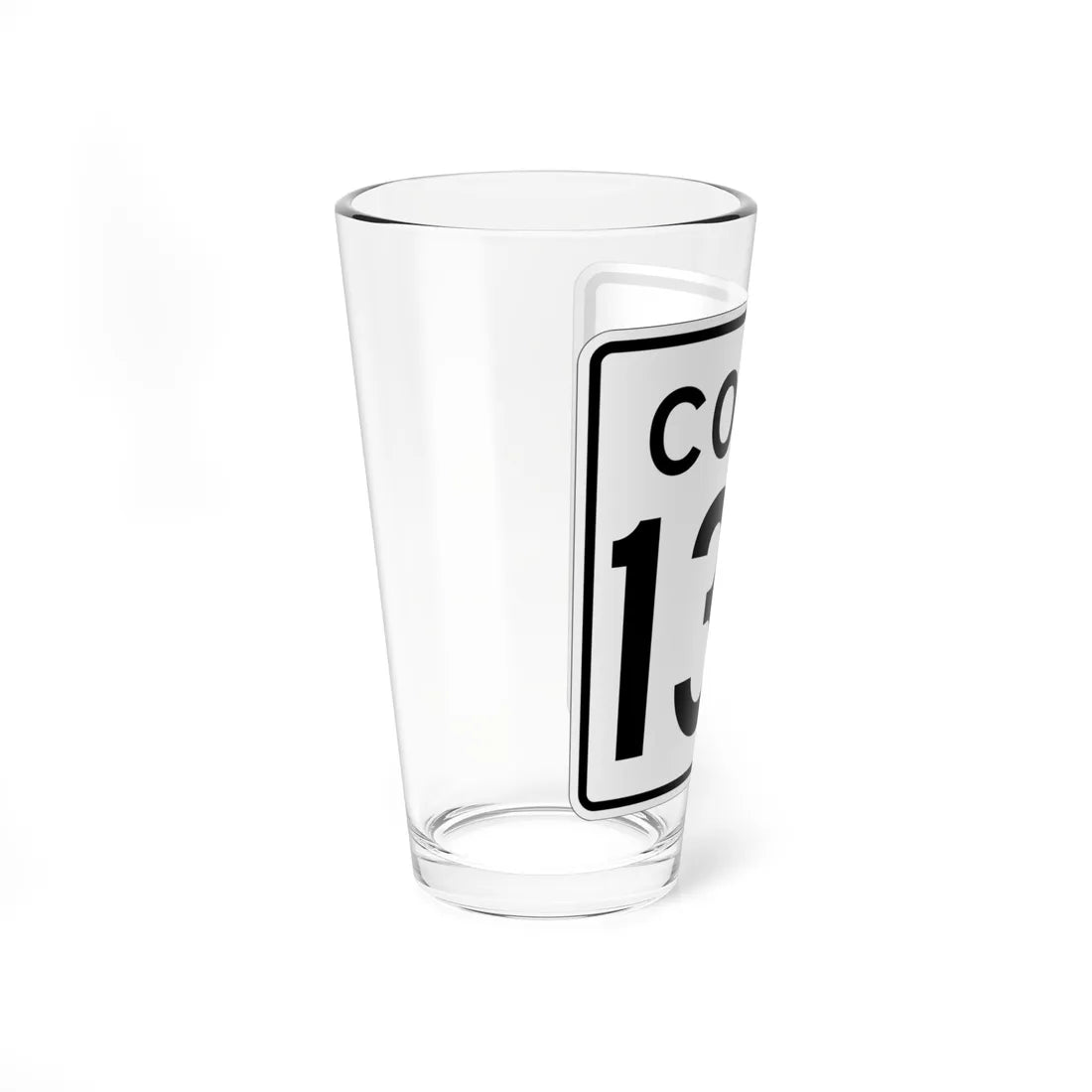 CT 130 1956 (Connecticut) (Road Sign) Pint Glass 16oz - Go Mug Yourself