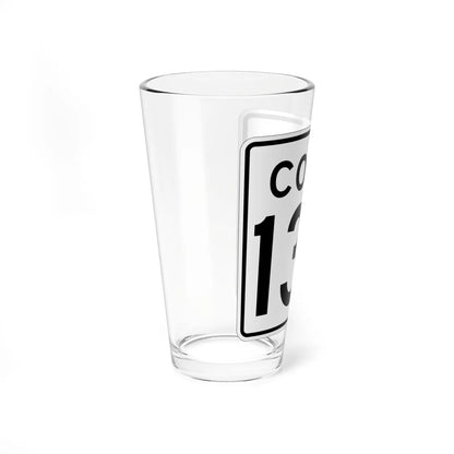 CT 130 1956 (Connecticut) (Road Sign) Pint Glass 16oz - Go Mug Yourself