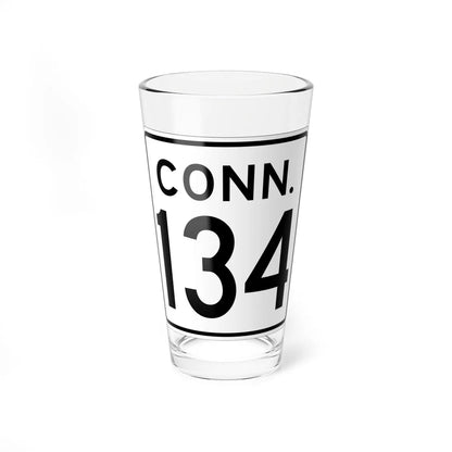 CT 134 1956 (Connecticut) (Road Sign) Pint Glass 16oz 16oz - Go Mug Yourself