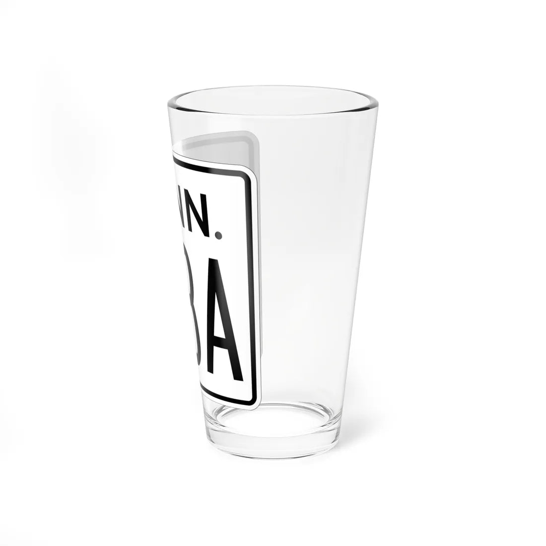 CT 138A 1956 (Connecticut) (Road Sign) Pint Glass 16oz - Go Mug Yourself