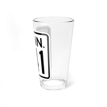 CT 141 1948 (Connecticut) (Road Sign) Pint Glass 16oz - Go Mug Yourself