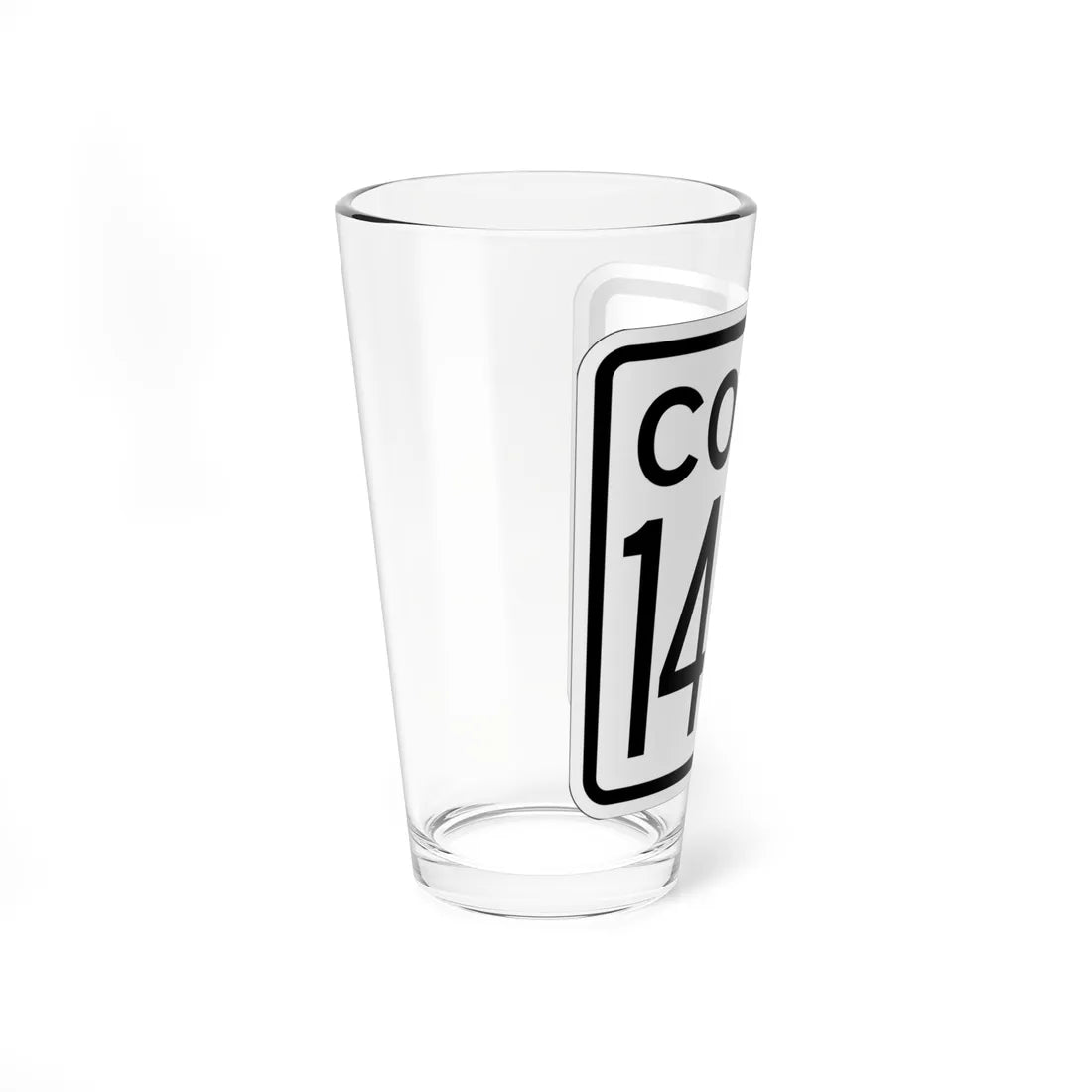 CT 148A 1948 (Connecticut) (Road Sign) Pint Glass 16oz - Go Mug Yourself