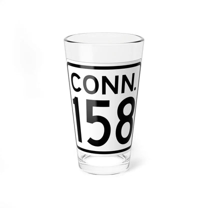CT 158 1948 (Connecticut) (Road Sign) Pint Glass 16oz 16oz - Go Mug Yourself