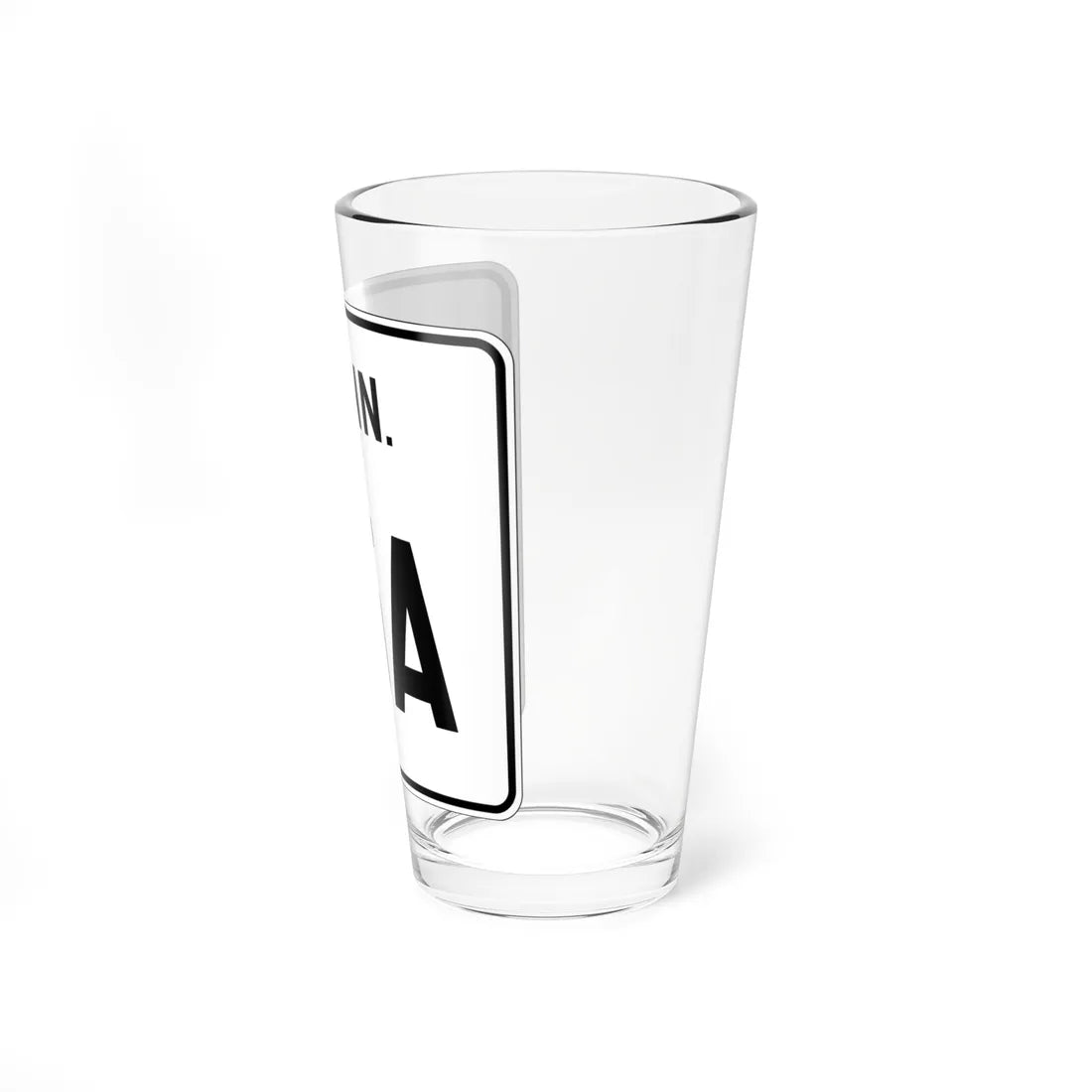CT 15A 1926 (Connecticut) (Road Sign) Pint Glass 16oz - Go Mug Yourself